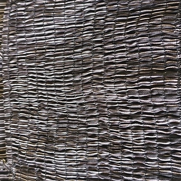 French Kiss Crop Top Size Large Black And White Pin Striped. - Picture 6 of 9